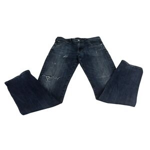 AG Adriano Goldschmied The Graduate Tailored Leg Mens Jeans 34x32 Distressed